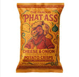 Phat Ass Cheese & Onion Potato Crisps (130g)-Hop Burns & Black