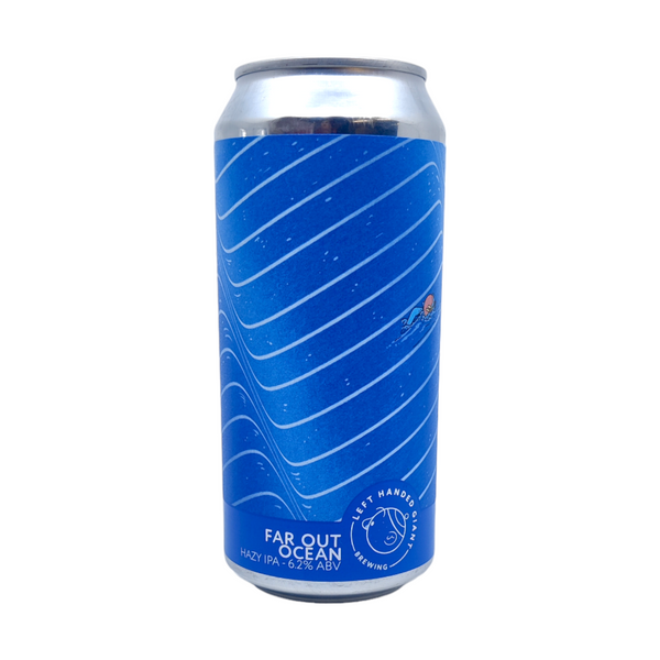 Left Handed Giant Far Out Ocean IPA 6.5% (440ml can)-Hop Burns & Black