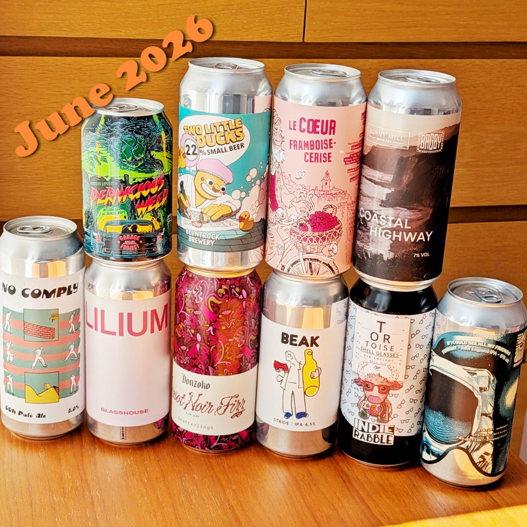 6 month pre-paid All Killer No Filler beer box GIFT-Hop Burns & Black