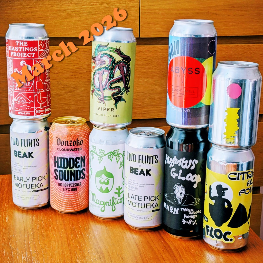 6 month pre-paid All Killer No Filler beer box GIFT-Hop Burns & Black