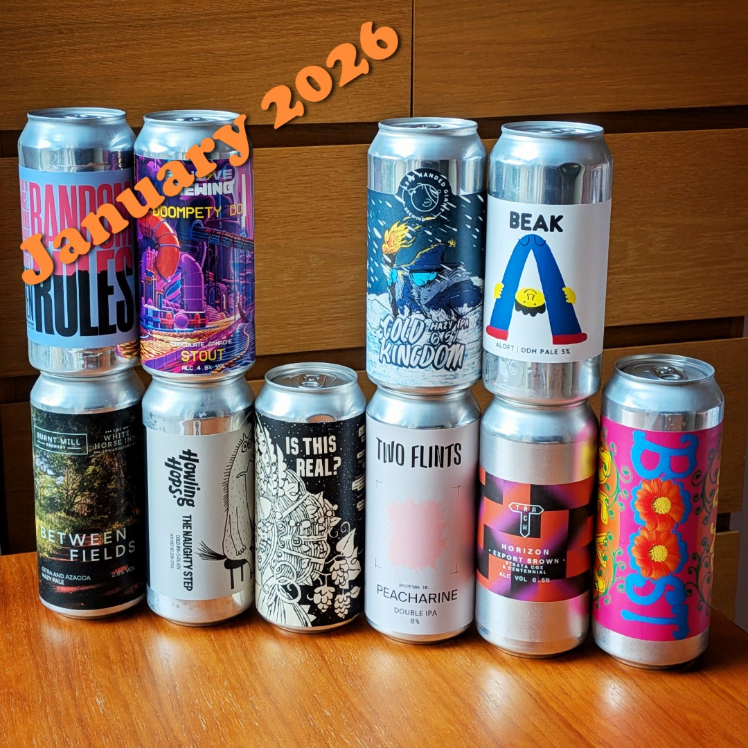 6 month pre-paid All Killer No Filler beer box GIFT-Hop Burns & Black