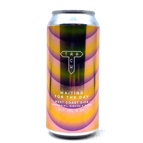 Track Waiting For The Day West Coast Double IPA 8% (440ml can)-Hop Burns & Black