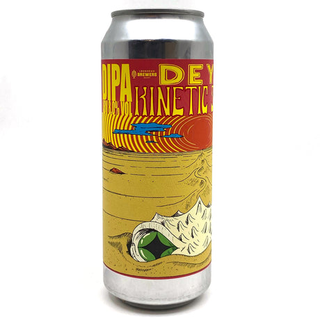 DEYA Kinetic Sand Double IPA 8% (500ml can)-Hop Burns & Black