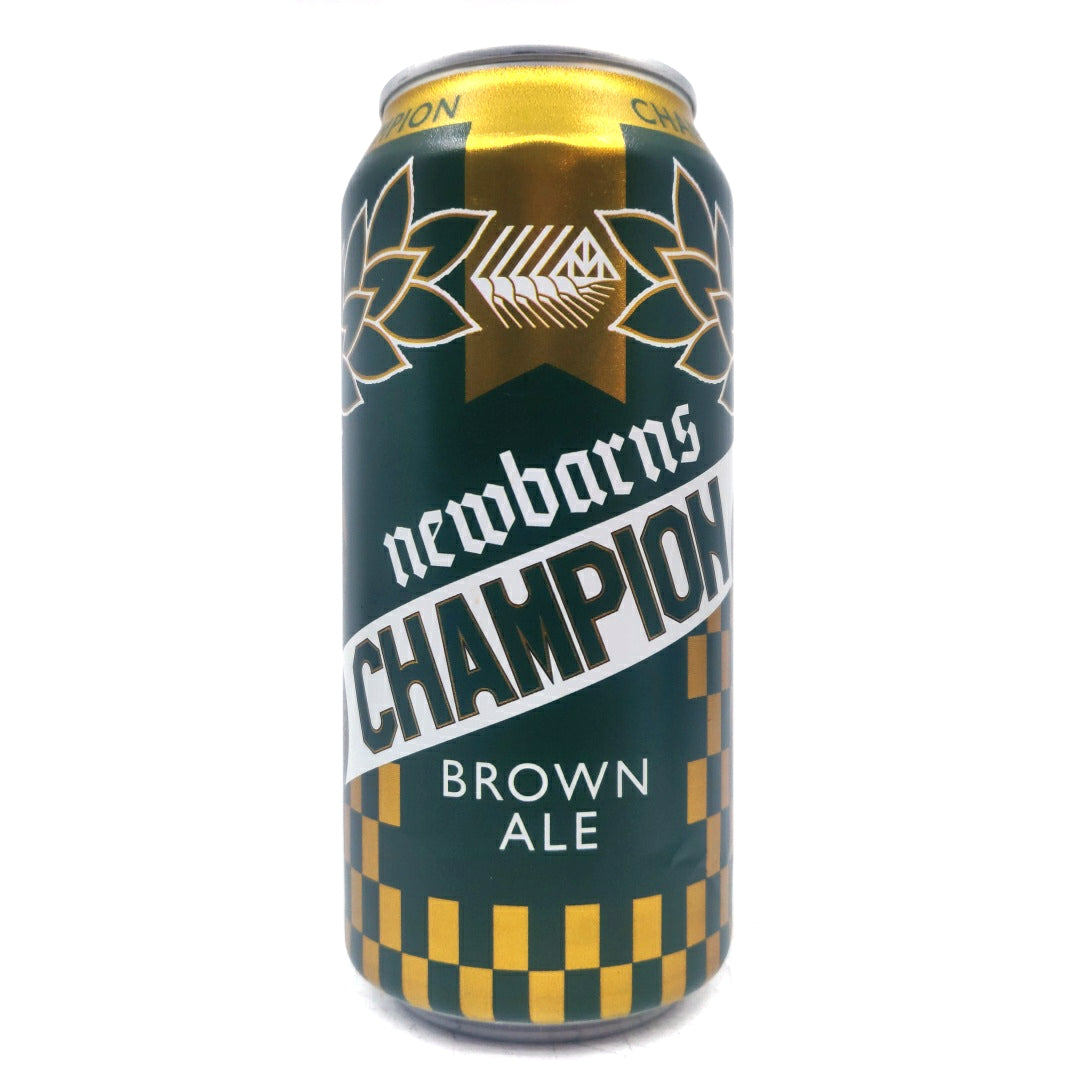 Newbarns Champion Brown Ale 5.2% (440ml can)-Hop Burns & Black