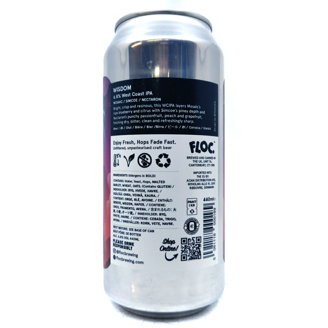 Floc Wisdom West Coast IPA 6.8% (440ml can)