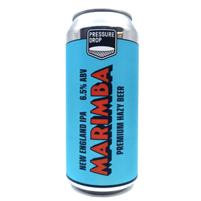 Pressure Drop Marimba New England IPA 6.5% (440ml can)-Hop Burns & Black