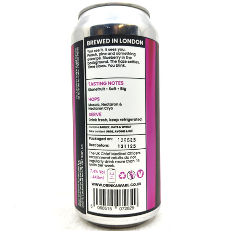 Pressure Drop Slow Blink New England IPA 7.4% (440ml can)-Hop Burns & Black