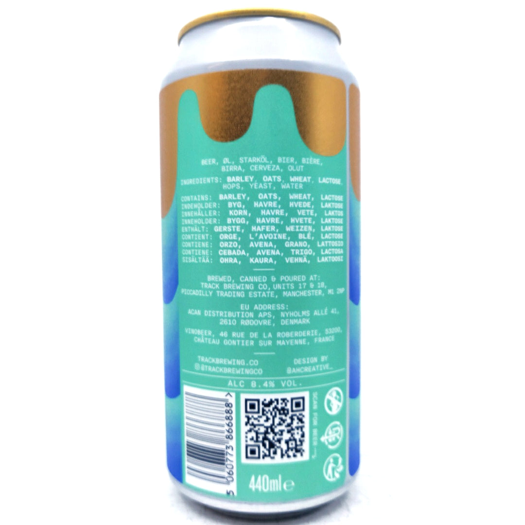 Track Abundance Gold Top Double IPA 8.4% (440ml can)-Hop Burns & Black