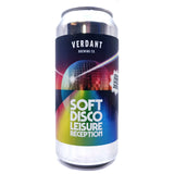 Verdant Soft Disco Leisure Reception IPA 6.5% (440ml can)-Hop Burns & Black