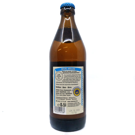 Maxlrainer Maxl Helles 5.1% (500ml)-Hop Burns & Black