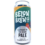 Below Brew Co Elephant In The Room Alcohol Free Pale Ale 0.5% (440ml can)-Hop Burns & Black