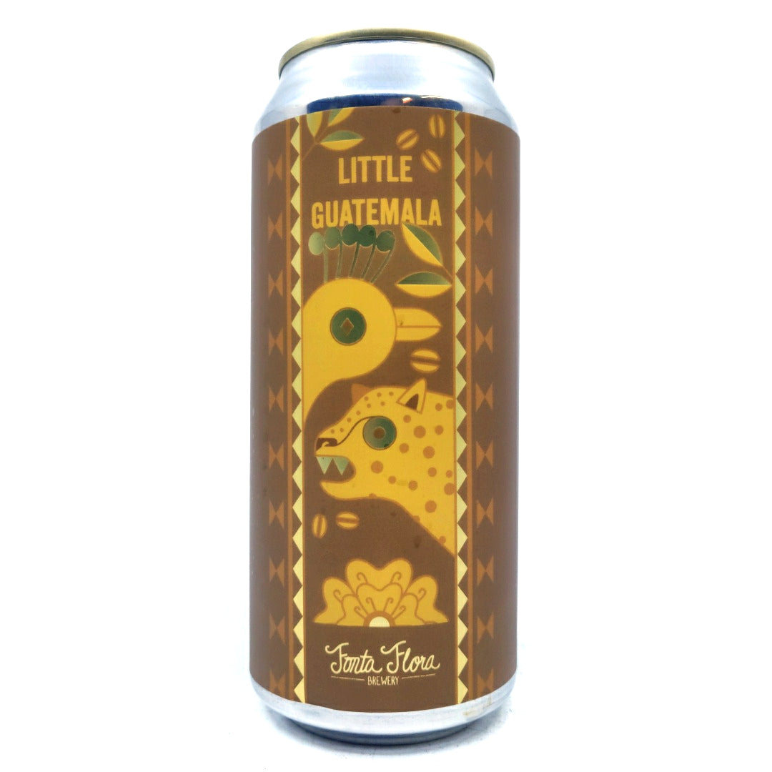 Fonta Flora Little Guatamala Imperial Stout 8.4% (473ml can)-Hop Burns & Black