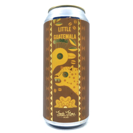 Fonta Flora Little Guatamala Imperial Stout 8.4% (473ml can)-Hop Burns & Black
