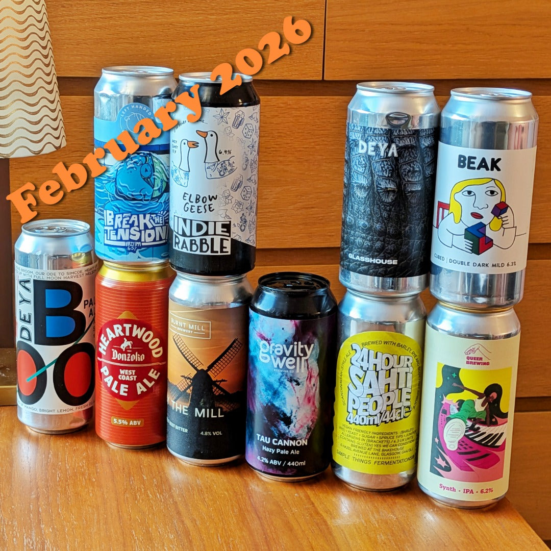 6 month pre-paid All Killer No Filler beer box GIFT-Hop Burns & Black