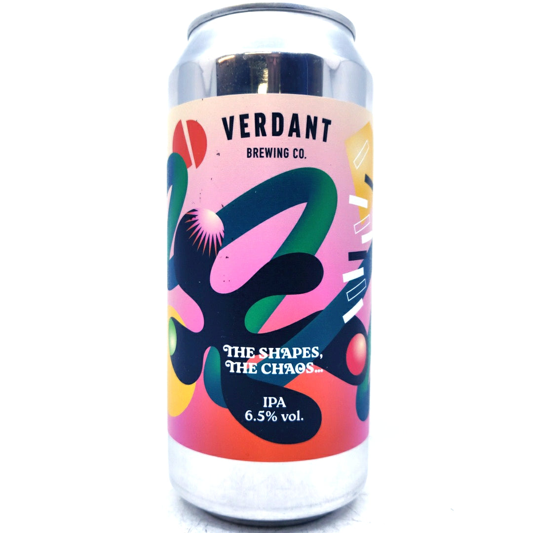 Verdant The Shapes, The Chaos IPA 6.5% (440ml can)-Hop Burns & Black