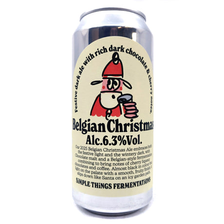 Simple Things Fermentations Belgian Christmas 2025 6.3% (440ml can)-Hop Burns & Black
