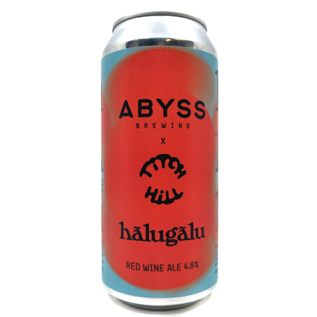 Abyss x Titch Hill Halugalu Red Wine Ale 4.8% (440ml can)-Hop Burns & Black