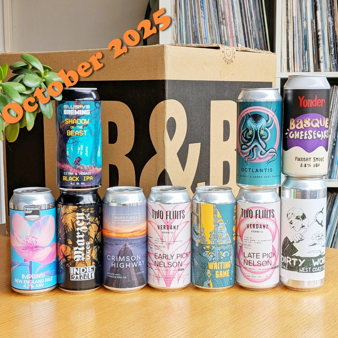 6 month pre-paid All Killer No Filler beer box GIFT-Hop Burns & Black