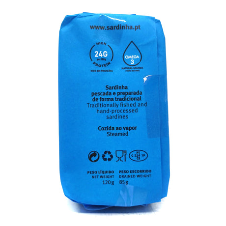 Sardinha Portuguese Sardines in Olive Oil (120g)-Hop Burns & Black