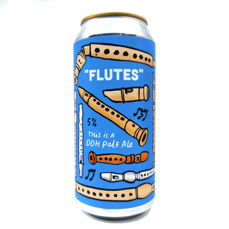 Pretty Decent Flutes DDH Pale Ale 5% (440ml can)-Hop Burns & Black