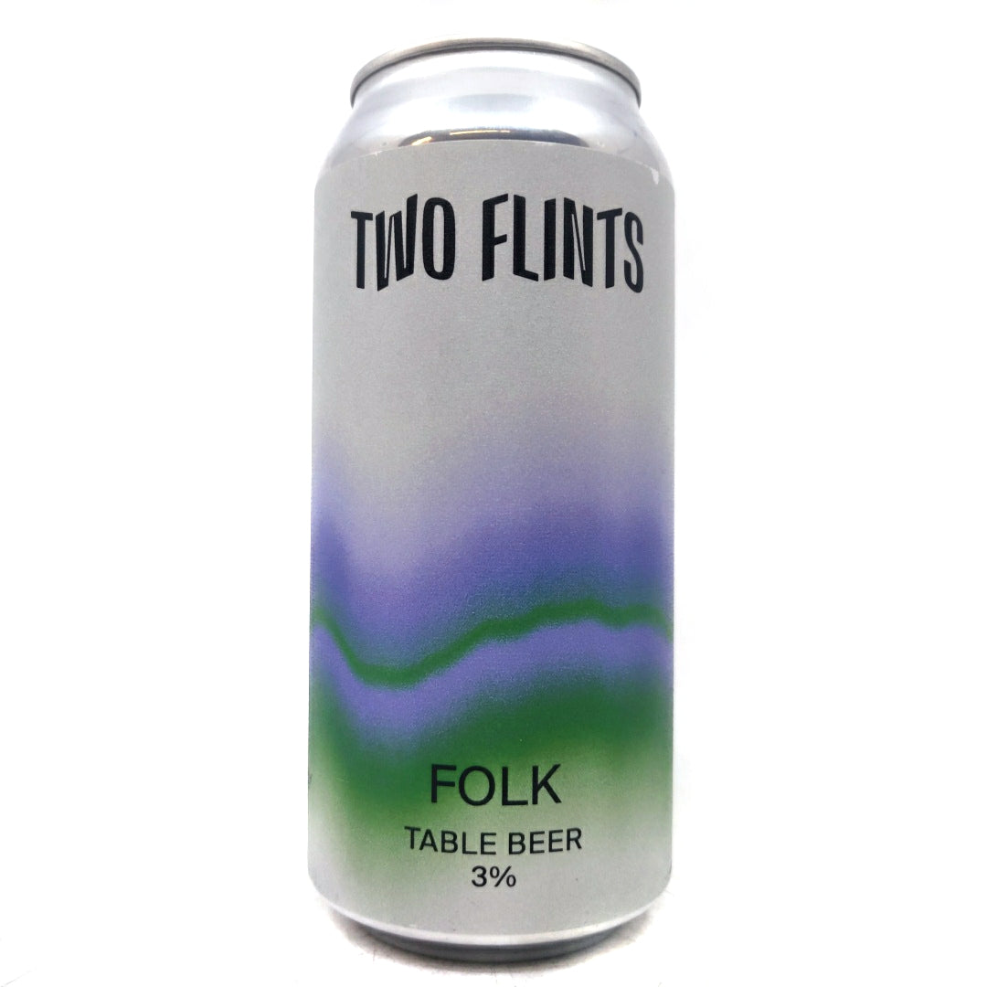 Two Flints Folk Hoppy Table Beer 3% (440ml can)