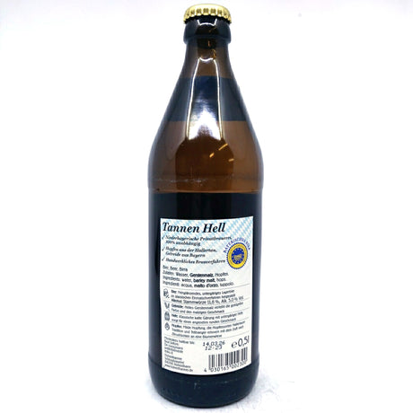 Hohenthanner Tannen Hell 5% (500ml)-Hop Burns & Black