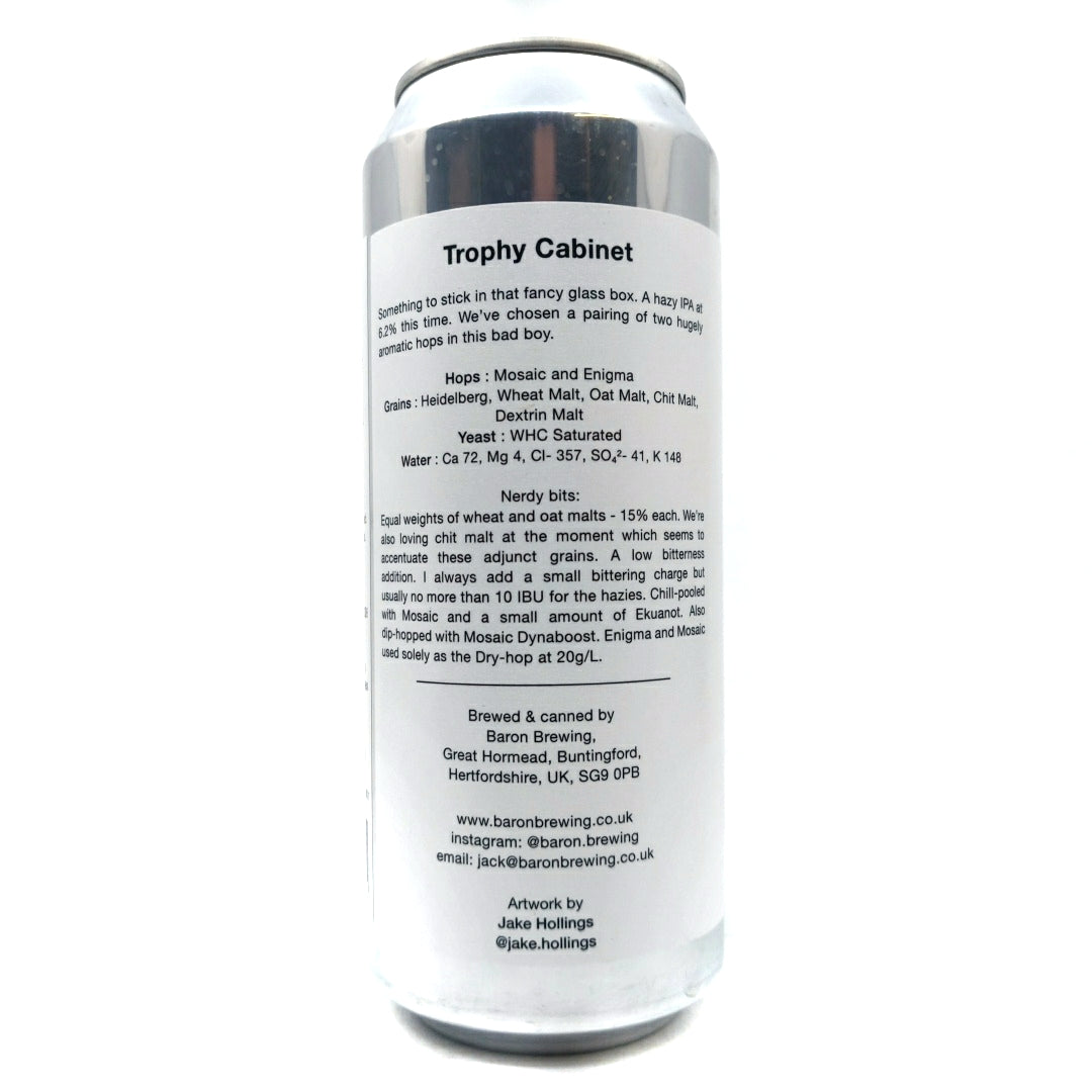 Baron Brewing Trophy Cabinet IPA 6.2% (500ml can)-Hop Burns & Black