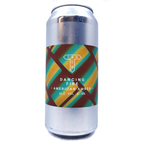 Track Dancing Fire American Amber Ale 5.4% (440ml can)-Hop Burns & Black