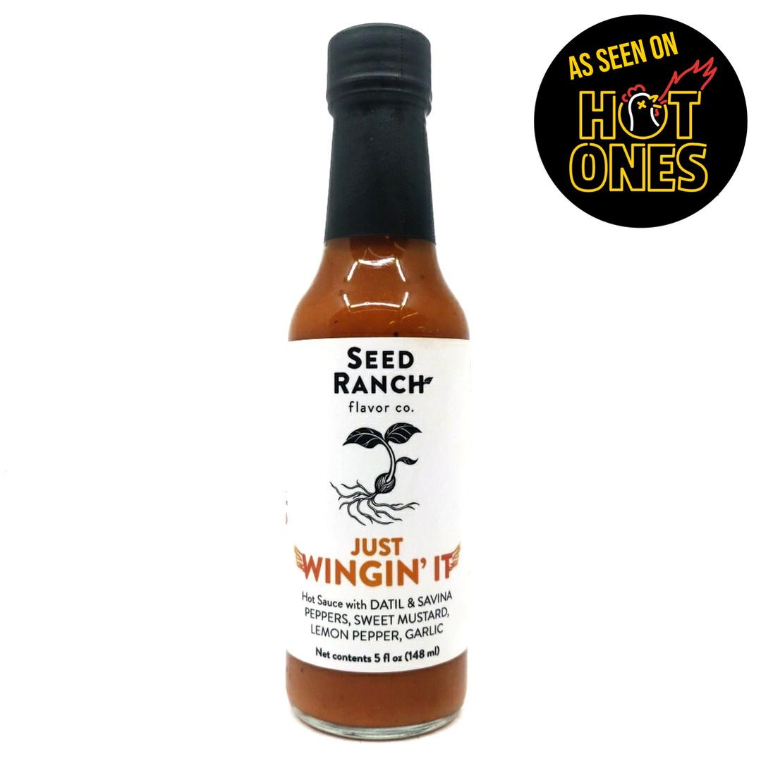 Seed Ranch Just Wingin' It Hot Sauce (148ml)-Hop Burns & Black