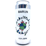Baron Brewing Knitted Baby Double IPA 8.2% (500ml can)-Hop Burns & Black