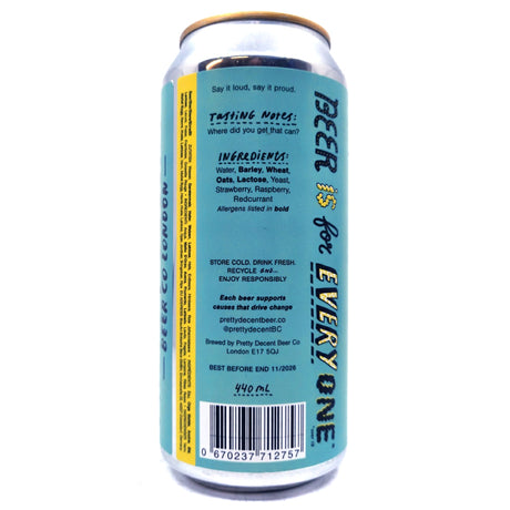 Pretty Decent I'm With Sour 5.5% (440ml can)-Hop Burns & Black