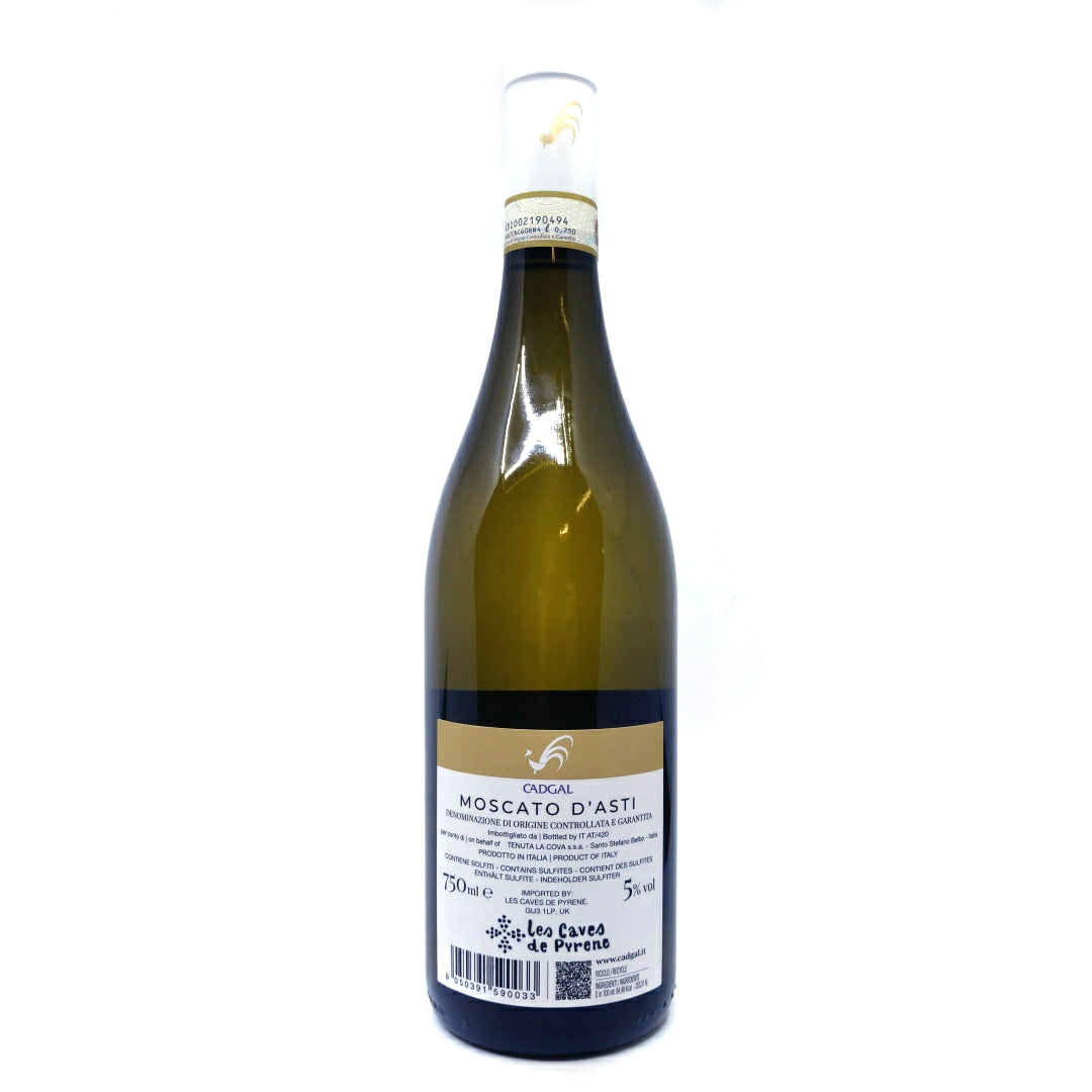 Ca D’Gal Moscato d’Asti Lumine 2024 5% (750ml)-Hop Burns & Black