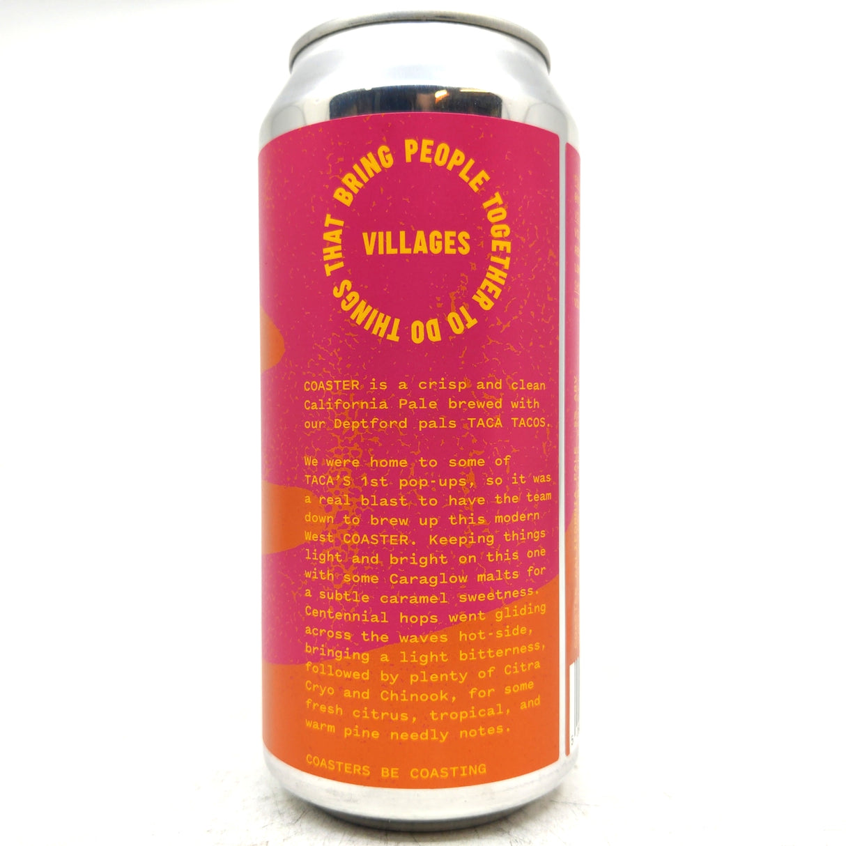 Villages x Taca Tacos Coaster California Pale Ale 5% (440ml can)-Hop Burns & Black