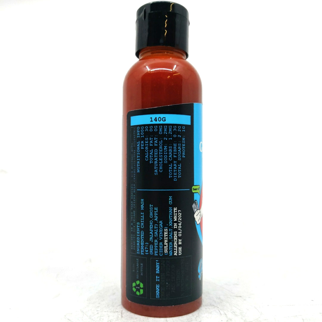 Lou's Brews Ghosted! Hot Sauce (140g)-Hop Burns & Black