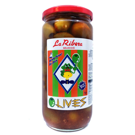 La Ribera Big Spicy Olives (720g)-Hop Burns & Black