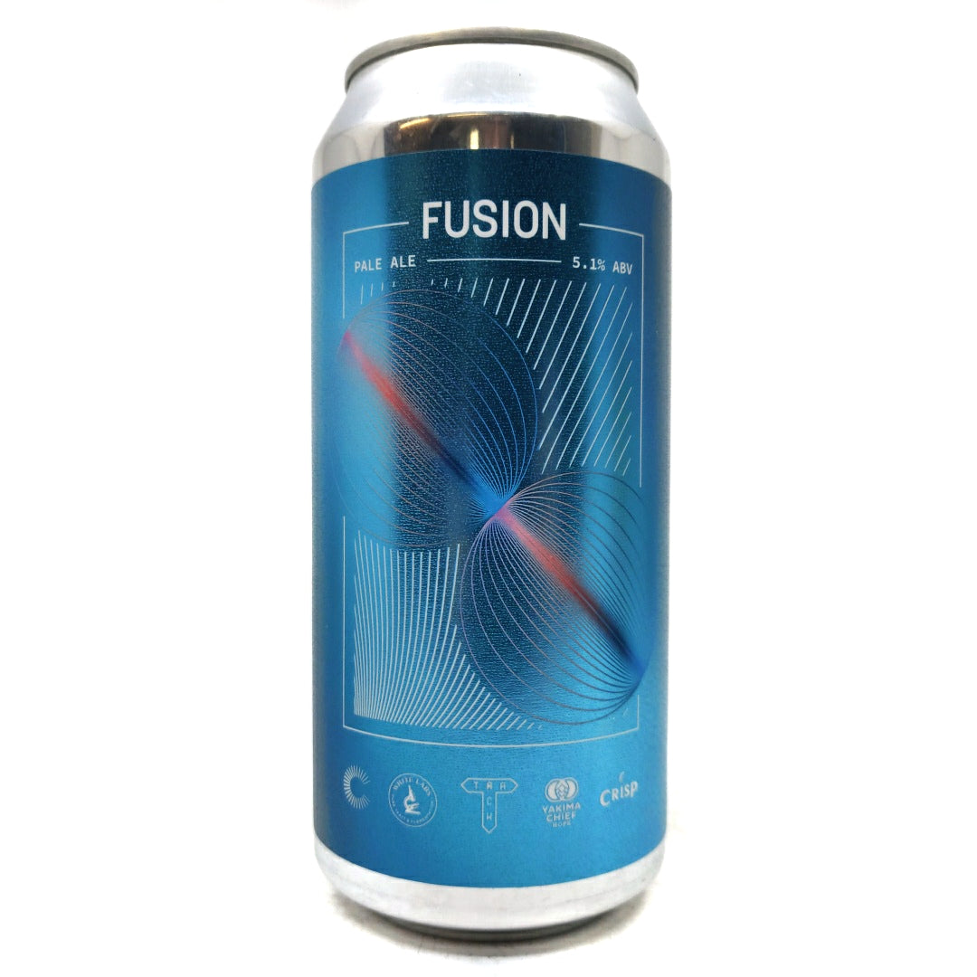 Track Fusion Pale Ale 5.1% (440ml can)-Hop Burns & Black