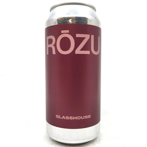 GlassHouse Rozu DDH IPA 6% (440ml can)-Hop Burns & Black