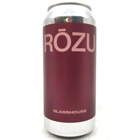GlassHouse Rozu DDH IPA 6% (440ml can)-Hop Burns & Black