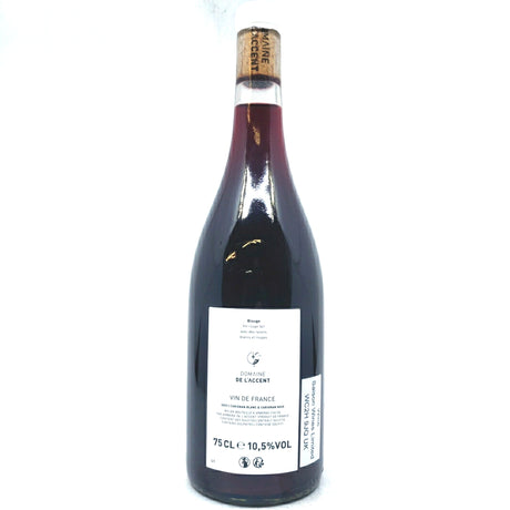 Domaine de l'Accent Blouge 2023 10.5% (750ml)-Hop Burns & Black