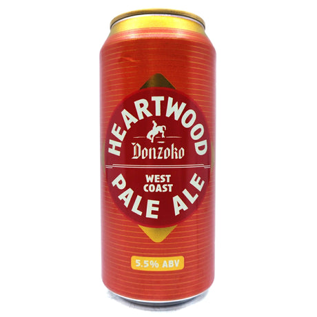 Donzoko Heartwood West Coast Pale Ale 5.5% (500ml can)-Hop Burns & Black