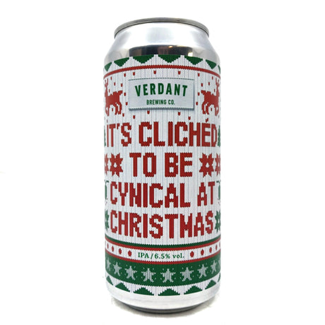 Verdant It's Cliched To Be Cynical About Christmas IPA 6.5% (440ml can)-Hop Burns & Black