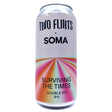 Two Flints x Soma Surviving the Times Double IPA 8% (440ml can)-Hop Burns & Black