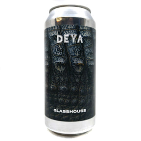 GlassHouse x DEYA Croc Encounters of the Second Kind Double IPA 8% (440ml can)-Hop Burns & Black