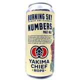 Burning Sky Numbers West Coast Pale Ale 5.8% (440ml can)-Hop Burns & Black