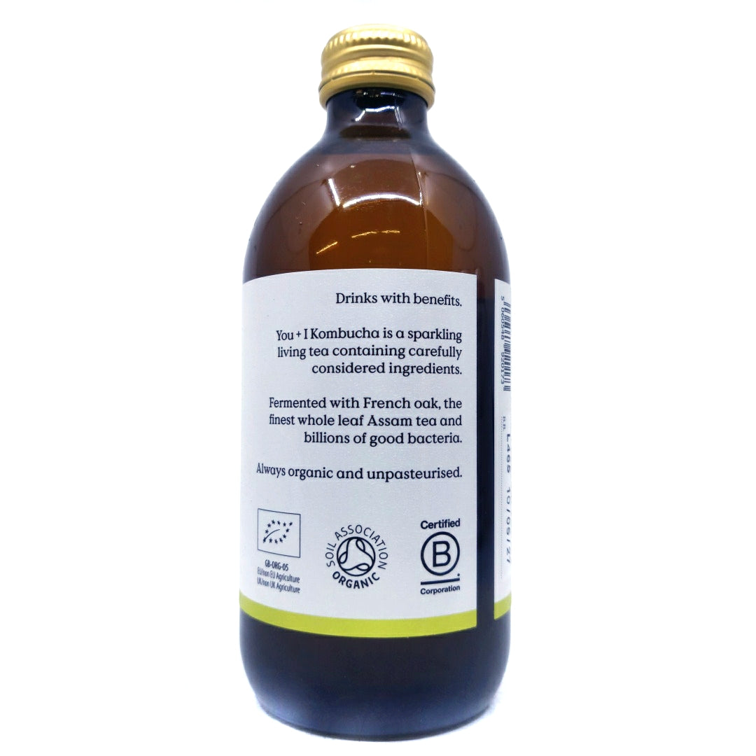 You + I Lime & Sea Salt Kombucha (330ml)-Hop Burns & Black