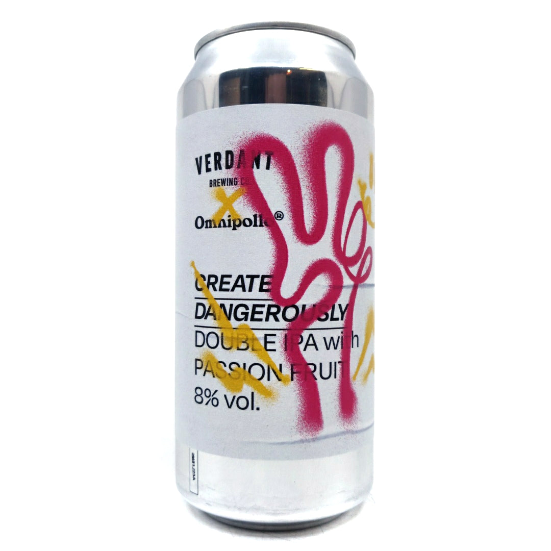 Verdant x Omnipollo Create Dangerously Double IPA 8% (440ml can)-Hop Burns & Black