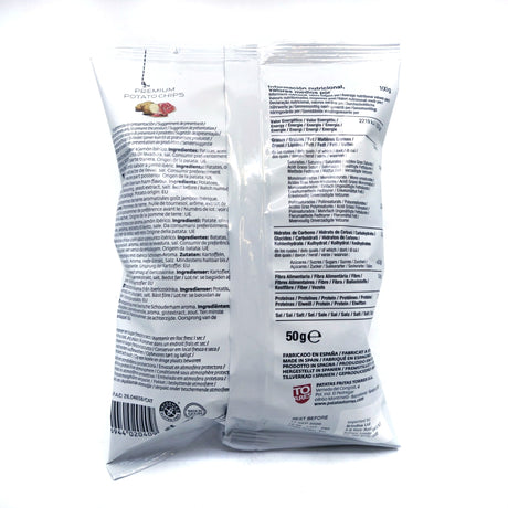 Torres Iberian Ham Potato Crisps (50g)-Hop Burns & Black