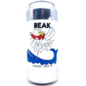 Beak Brewery Whales Double IPA 8% (440ml can)-Hop Burns & Black