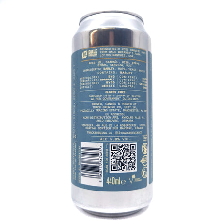 Track x Bale Breaker Loftus West Coast Pale Ale 5.8% (440ml can)-Hop Burns & Black