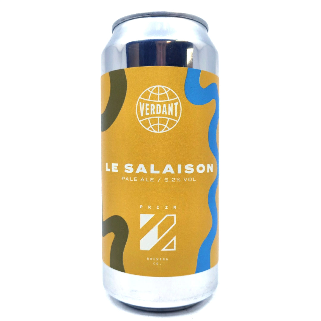 Verdant x Prizm Le Salaison Pale Ale 5.2% (440ml can)-Hop Burns & Black